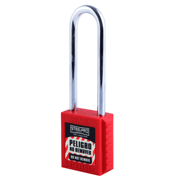 Candado X10 long rojo