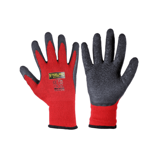 Guante Multiflex látex rojo