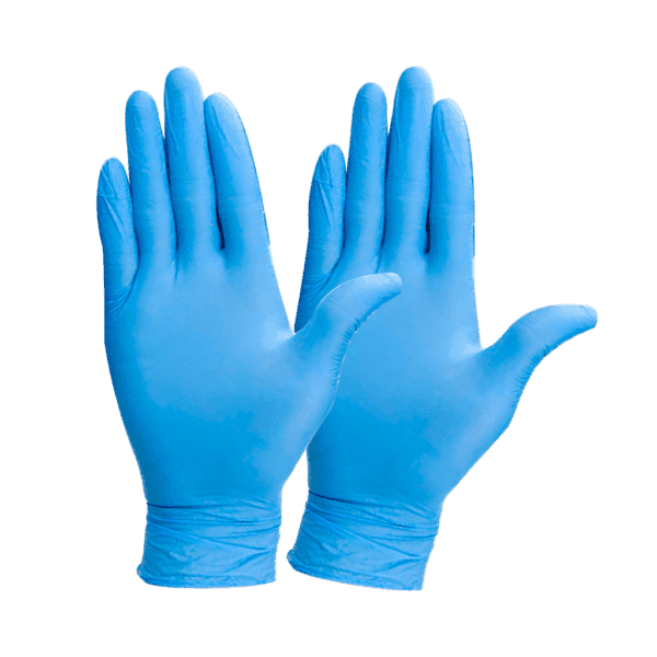 Guante nitrilo desechable sin polvo x 100 UND