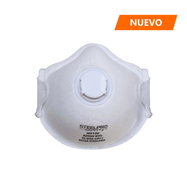 Respirador Descartable N95 M910V STEELPRO™ Caja X 10 UND