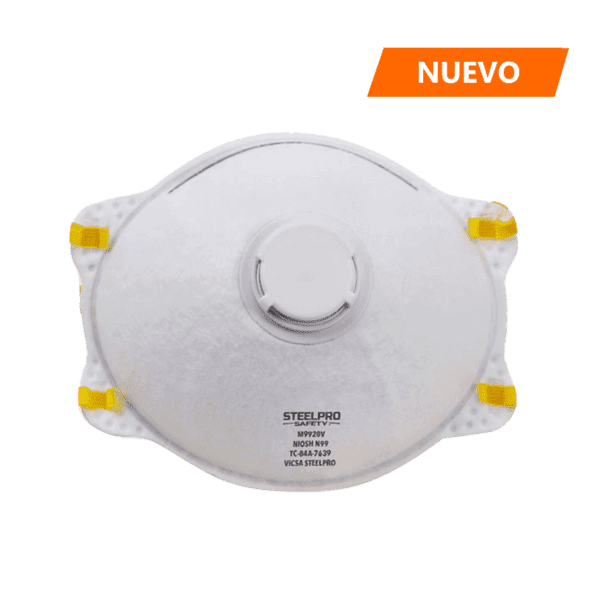 Respirador Descartable N99 M9920V STEELPRO™ Caja X 10 UND