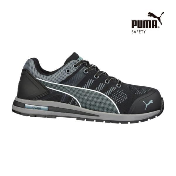 Zapatilla de Seguridad Elevate Knit Black Low Puma